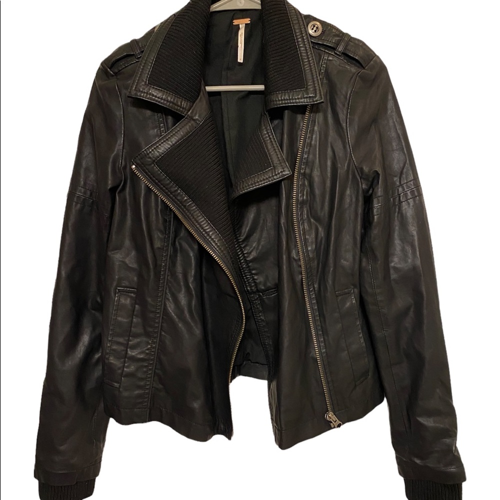 Free People Leather Jacket